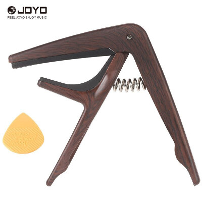 

JOYO JCP-01 Light Capo Quick Change Clamp Key Plastic Steel with Pick for 6-String Acoustic Electric Guitar