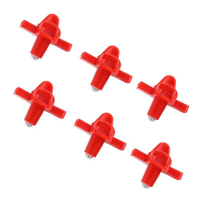 

Greensen 20Pcs Poultry Spring Nipples Horizontal Side Mount Water Drinker for Chicken Bird Quail
