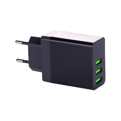 

LED Display 3 USB Charger Universal Mobile Phone USB Charger Fast Charging Wall Charger