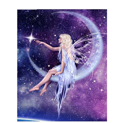 

Full Square Diamond Painting Fairy Picture of Rhinestone 5D Diamond Embroidery SALE DIY Hobby Diamond Mosaic Bead Work Art