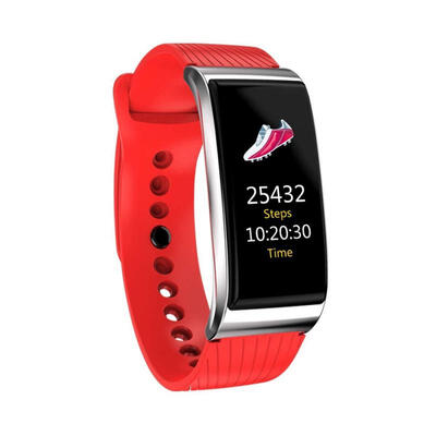 

F4 Silicone Strap Smart Wristband Blood Pressure Heart Rate Monitor IPS Color Screen Smart Bracelet For Men And Women