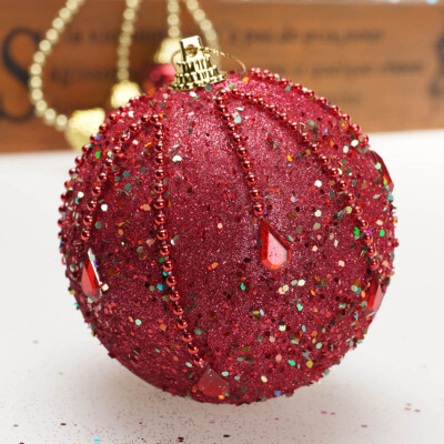 

Christmas Ball Glitter Christmas Balls Christmas Tree Decor Xmas Decor Balls