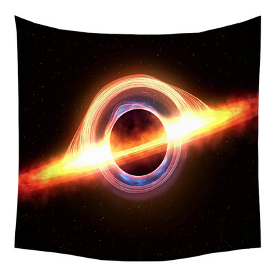 

Gobestart Tapestry Universe Moon Stars Space Plane Creative Home Bedroom Decor Romantic
