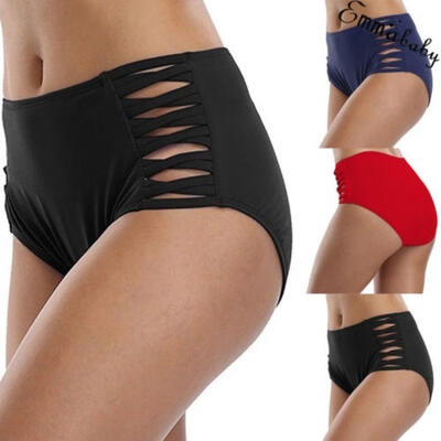 

Womens Ladies Shorts Swimwear Bottoms Brief Underwear Bikini Plain Swimming