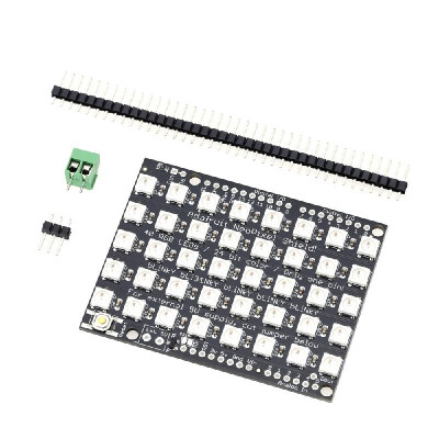 

40 Bit 58 WS2812B 5050 RGB LED Built-in Full-color Driver Lights Development Board Module