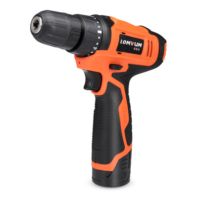 

Lomvum 12V Single Speed Rechargeable Cordless Electric Drill Mini Multifunctional Tool