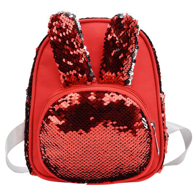

Tailored Women Ladies Girls Fashion Sequins Ear School Handbag Shoulder Backpack Bags