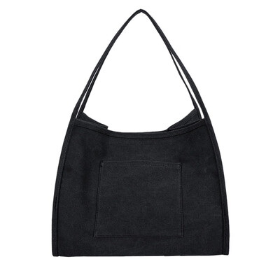 

Tailored Fashion Lady Wild Canvas Solid Color Large Capacity Shoulder Bag Handbag