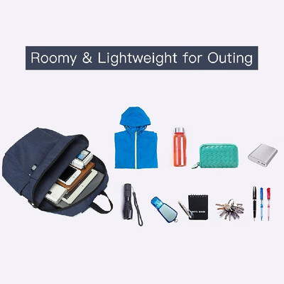 

10L Backpack Water Repellent Bag Super Lightweight Kids Women Schooling Daypack Traveling Camping Bag