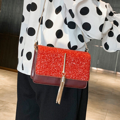 

Advanced sense bag Western summer chain bag female new 2019 texture Messenger bag wild ins net red packet