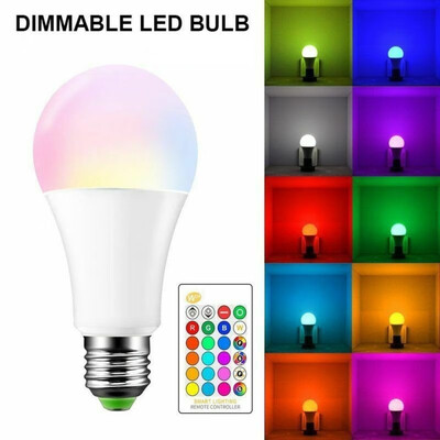 

3W Multi Color E27 LED RGB 16 Color Changing Lamp Light Bulb With IR Remote Control