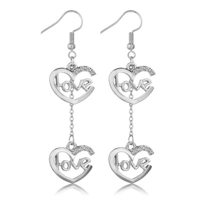

New Fashion Oversized Pendant Korean Version Of The Earrings Womens Bow Shell Heart-shaped Gold Earrings 2019 Dress Wear