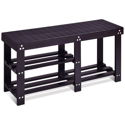 

Solid Wooden Shoe Bench Storage Racks