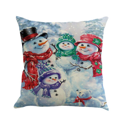 

Tailored Christmas Pillow Cover Pillowcases Decorative Sofa Cushion Cover 45x45cm