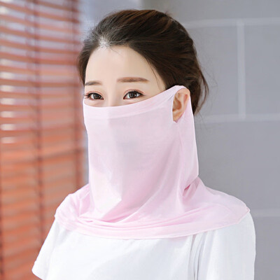 

Enlarging Neck Protector&Sunscreen Masks All-round Ultraviolet-proof Ice Silk Masks Summer Riding Masks Wholesale for Women