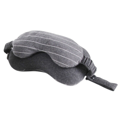 

Gobestart Neck Pillow And Eye Mask Portable Travel Head Neck Cushion Airplane Flight Sleep