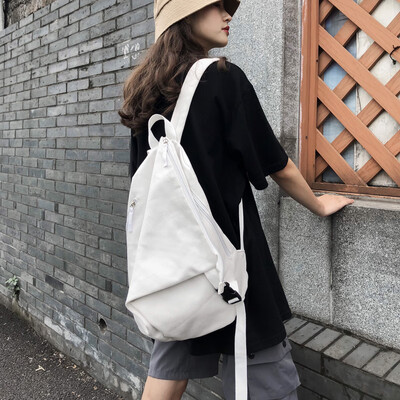

Ins style schoolbag female Korean version of high school backpack college students hundred Huan Mori fashion double shoulder bag
