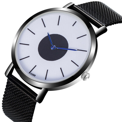 

〖Follure〗Mens Fashion Casual Alloy Steel Strap Analog Quartz Round Watch