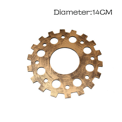 

Gobestart European Modern Vintage Steampunk Gear Industrial Style Wall Home Decoration Sil