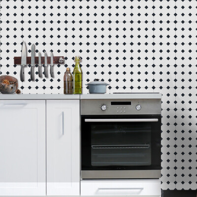 

〖Follure〗Geometric Self Adhesive Tile Stickers Decal Home Decoration Wall Sticker