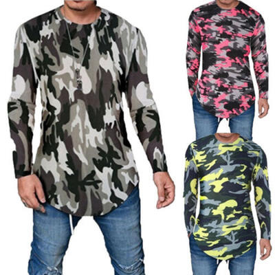 

Fashion Mens Slim Fit O Neck Long Sleeve Muscle Tee T-shirt Casual Tops Blouse