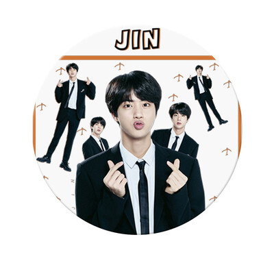 

KPOP BTS Bangtan Boys Happy Birthday Tinplate Badge Cute Cartoon Brooch Bag Pendant Boys Girls Accessories Hot Gift for Fans
