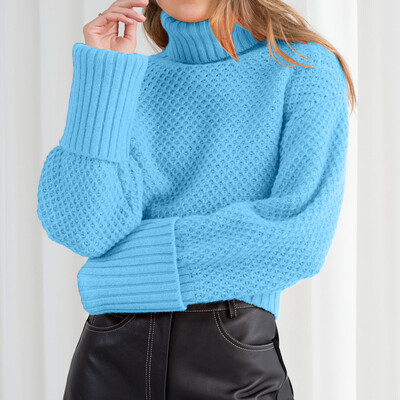 

Gobestart Womens Off The Shoulder Sweater Casual Knitted Loose Long Sleeve Pullover