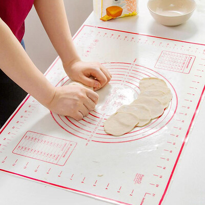 

4060cm Rolling Dough Non-stick Mat Oven Silicone Mat Pastry Tools Baking Liner Pad Kneading Dough Baking Mat Dumpling