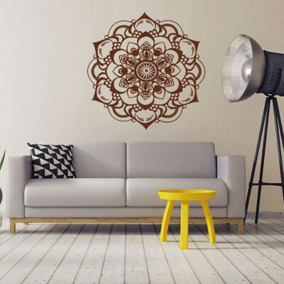 

〖Follure〗Mandala Flower Indian Bedroom Living Room Wall Stickers Decal Art Mural Home