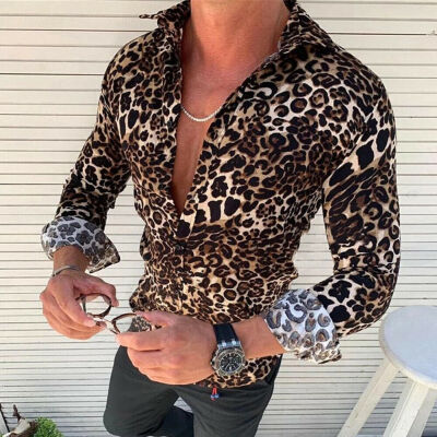 

Fashion Mens Luxury Long Sleeve Shirt Casual Slim Fit Stylish Dress Shirts Tops