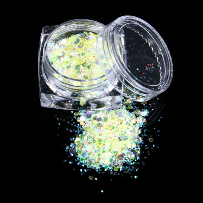 

Toponeto Chunky Mixed Glitter for Face Body Nails Eye Shadow Festivals Tattoo Cosmetic