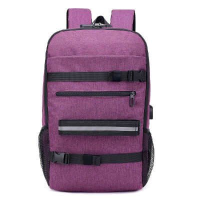 

Anti-theft Skateboard Backpack Laptop Backpack College Backpack Travel School Bag with Lock&USB Port