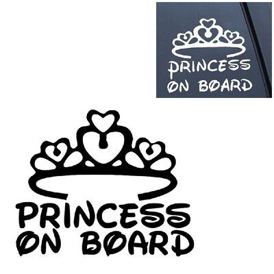 

Princess on Board Car Body Styling Sticker Removable Waterproof