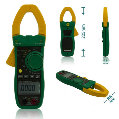 

MASTECH MS2138R 4000 Counts Digital AC DC Clamp Meter Multimeter Voltage Current Capacitance Resistance Tester