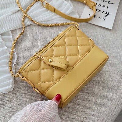 

The new woman 2019 new Korean version of the foreign gas chain one-shoulder bag fashion 100 oblique carry rhombus bag