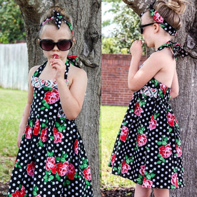 

Fashion Kids Baby Girl Tutu Dresses Flower Backless Pageant Bridesmaid Dress New