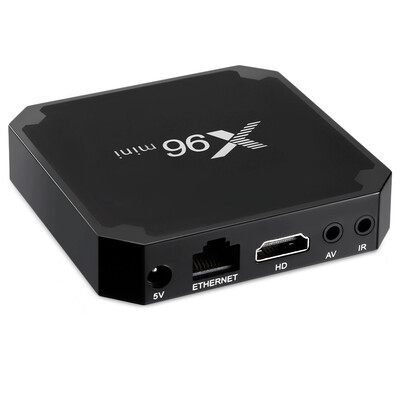 

X96mini Android TV Box Digital Player S905W Support 24GHz WiFi 4K H265 100M LAN