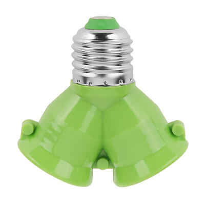

E27 to 2E27 Lamp Holder Converter Socket Y Shape Splitter Adapter Bulb Base