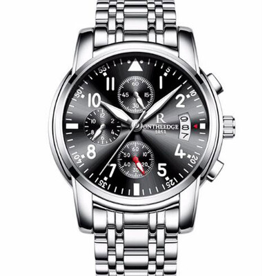 

Luxury brands Men Business Quartz Watch Stainless Steel Calendar Waterproof Watch Chasy Hot Sale