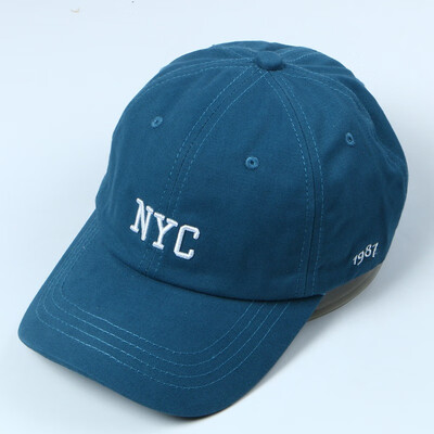 

Embroidered multicolor NYC letter baseball cap female spring&autumn outdoor sun hat young students cap male sun hat