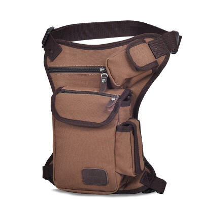 

Men Canvas Drop Leg Bag Waist Fanny Pack Belt Hip Bum Military travel Multi-purpose Messenger Shoulder Bags