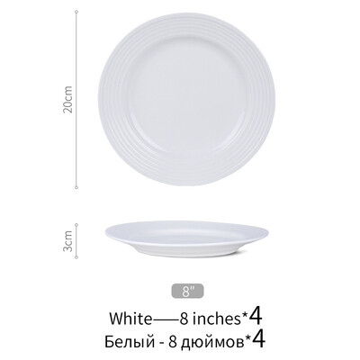

High quality ceramic tableware steak plate fruit plate