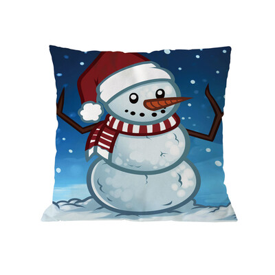 

Tailored Merry Christmas Cushion Cover Square Pillow Case Home Decor