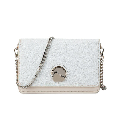 

Sequin small square bag new 2019 Korean version of the tide fashion chain shoulder bag Messenger bag on the new small bag handbag