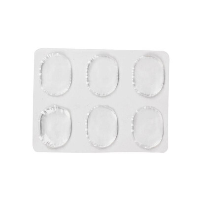 

6pcsset Drum Damper Gel Pads Snare Tom Drum Muffler Mute Transparent