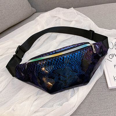 

Tailored Fashion Women Serpentine Zipper Messenger Bag Chest Bag Waist Bag Phone Bag