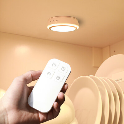 

〖Follure〗Wireless 5 LED Night Light Bedroom Hallway Cabinet Lamp Recharge Remote Control