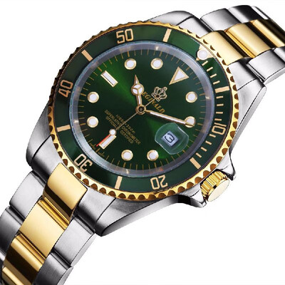 

Men Fashion Luxury Business Casual Wrist Watch Male Stainless Steel Band Sport Quartz Watch