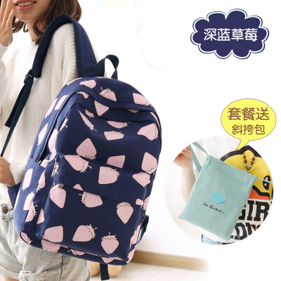 

Recreational Canvas Shoulder Bag girls Japanese&Korean version of Chao College Wind Primary School Junior&Senior High Sch