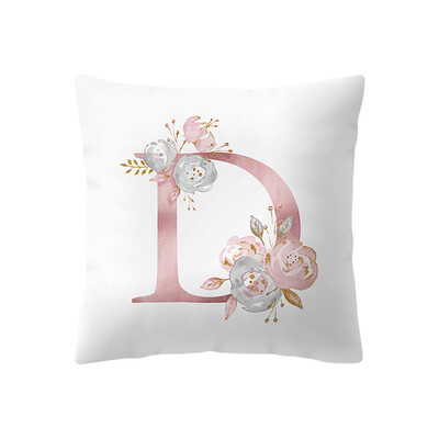 

JPGIF 45x45 cm Kids Room Decoration Letter Pillow English Alphabet Pillowcases